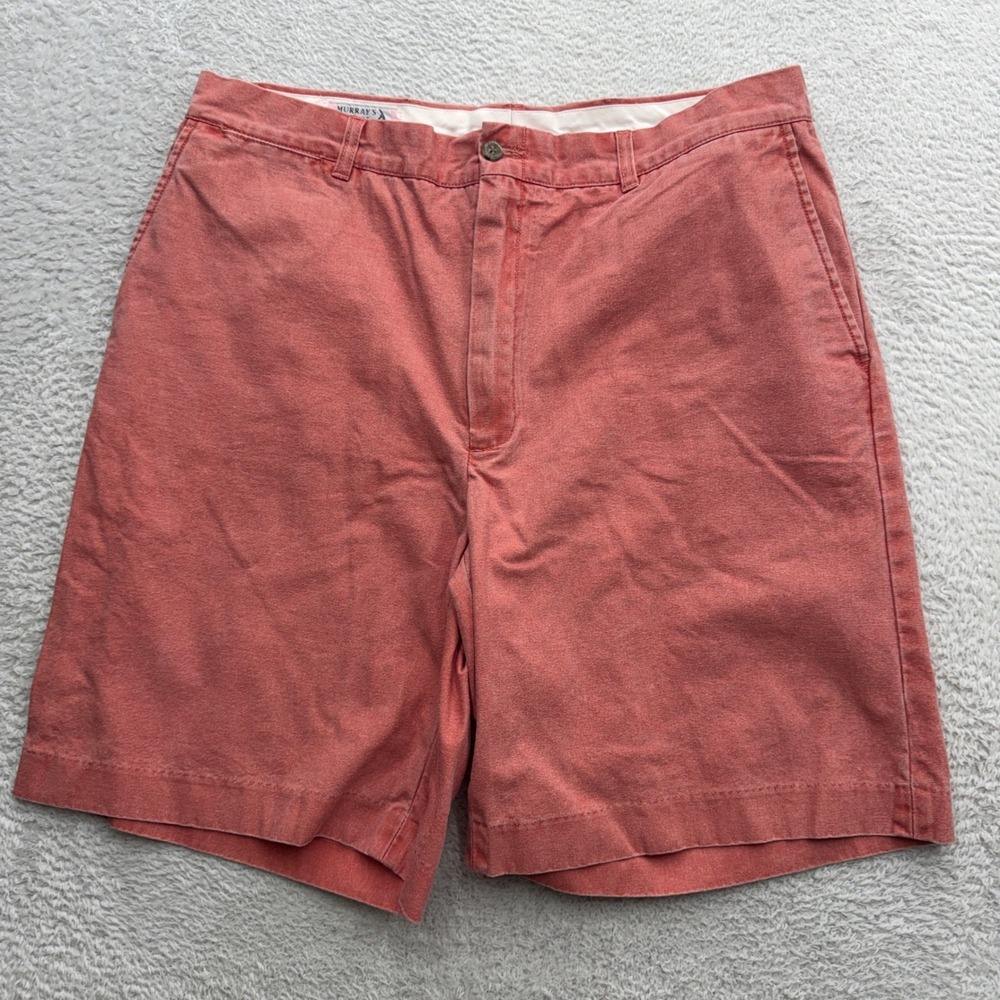 Murrays Toggery Shop Nantucket Reds Mens 36 Salmon Pink Cotton Chino Shorts